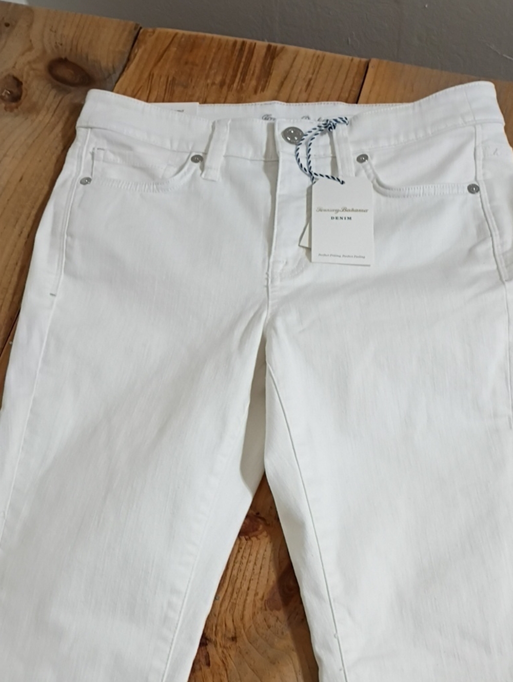 Tommy Bahama White Ella Twill High Rise Ankle Jeans Size 2/28" NWT - Picture 10 of 11
